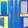 TOLE ONDULEE 2000x900x0,15MM TISSEE LAQUEE THOR BLEUE