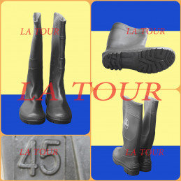 BOTTES CAOUTCHOUC N°45...