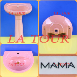 LAVABO EN PORCELAINE MAMA ROSE