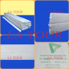 FAUX PLAFOND PVC LAMBRIS (20x470)CM BLANC