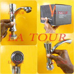 ROBINET LAVABO BEC COURBE...
