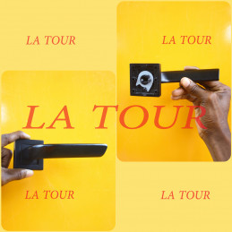 POIGNEE DE PORTE SUR ROSACE...