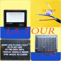 PROJECTEUR LED 2000W IP 65...