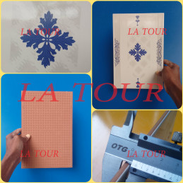 FAIENCE INDIEN (20x30) FOND...