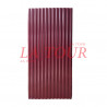 TOLE ONDULEE 2000x900x0,22MM LISSE LAQUEE THOR ROUGE BORDEAU