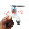 ROBINET D'ARROSAGE 15/21 (1/2'') A BOISSEAU TURKEY BLANC