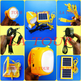LAMPE SOLAIRE RECHARGEABLE...