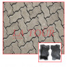 MOULE DE PAVE DECORATIF (21x10x5,5)CM EN PLASTIQUE REF.(06) NOIR