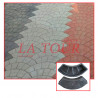 MOULE DE PAVE DECORATIF (38x8,5x5,5)CM EN PLASTIQUE REF.(04) NOIR