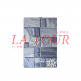 FAIENCE INDIEN (20x30) FOND...