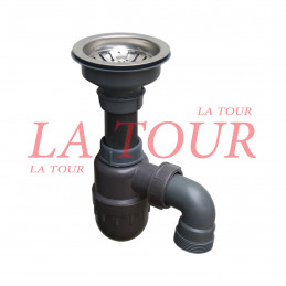 VIDANGE EVIER INOX 1 BAC...