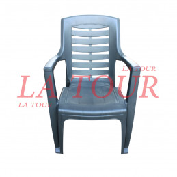 CHAISE PLASTIQUE SHUBH GRIS