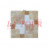 GRES EMAILLE INDIEN 40x40 CARRELE BEIGE MARRON CLAIR