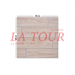 GRES MATE 40x40 FOND BOIS...