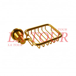 PORTE SAVON GRILLAGE BRIMIX OR