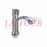 ROBINET LAVABO BEC COURBE  1/4TOUR GOLDEN DIAMOND CHROME