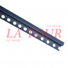 BAGUETTE DE FINITION CARRELAGE PVC 10MM 2,60ML LISTEL NOIR