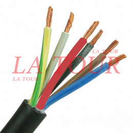 CABLE SOUPLE 5x06,00MM² 1ML