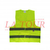 GILET FLUORESCENT (1°CHOIX) L BLT COUTURE VERT CITRON