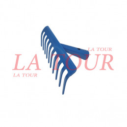 RATEAU DE JARDIN ACIER 10...