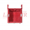 BOITIER CARRE 065x65MM Ø 20 IFAMEL ROUGE