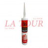 SILICONE MASTIC EN TUBE 300ML REF.(QUSIKASEAL_108BL) SIKASEAL BLANC