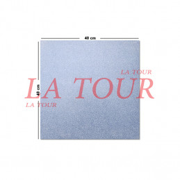 GRES MATE INDIEN 40x40 BLEU