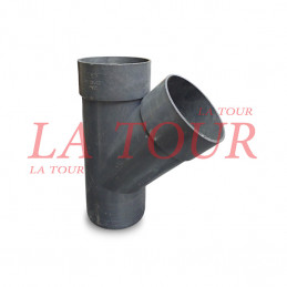 TE CULOTTE PVC Ø 110 IBP GRIS