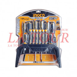 JEU DE TOURNEVIS 14 PCS...