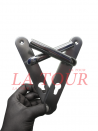 POIGNET SERRURE A CYLINDRE (1°CHOIX) REF.(120) LA CLE GRANULE CHROME