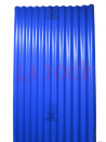 TÔLE ONDULÉE ZINGUE 2000x900x0,14MM TISSEE GKS LAQUEE BLEU