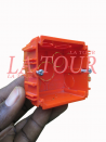 BOITIER CARRE 65x65CM INGELEC ORANGE