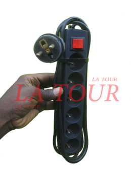 RALLONGE 6 PRISES 3ML INTER...