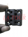 CHARNIERE UNIVERSELLE PLASTIQUE NOIRE