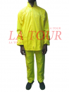 IMPERMEABLE (PANTALON+BLOUSON+CAPUCHE) (XL) TALLA JAUNE