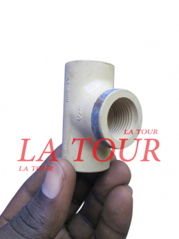 TE A CHAUD TARAUDE Ø 20 BLANC