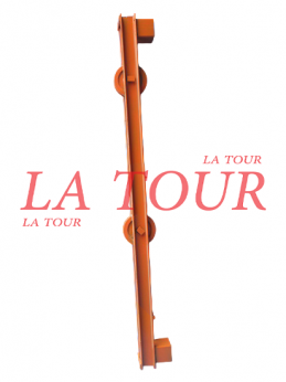 POULIE BETONNIERE RAIL ORANGE