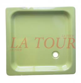 RECEVEUR DE DOUCHE ACIER VERT