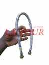 RACCORD FLEXIBLE LAVABO 15/15 LONG 60CM SC GEDEYA CHROME