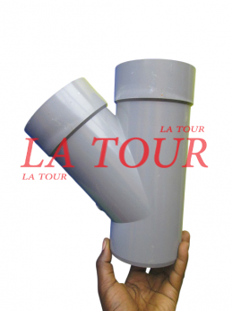 TE CULOTTE PVC Ø 110 GRIS