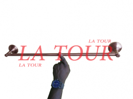 PORTE SERVIETTE BRONZE