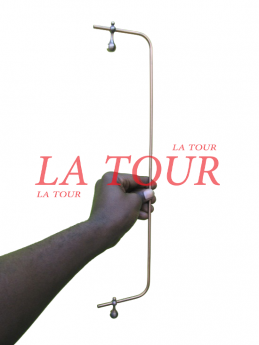 PORTE MANTEAU DROIT BRONZE