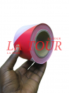 RUBAN PLASTIQUE DE CHANTIER 07CM (200ML) ROUGE BLANC