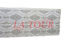 FAUX PLAFOND PVC LAMBRIS FLEURI (20x400)CM REF.(H6A) NOIR BLANC