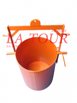 SEAU DE BETONNIERE ORANGE