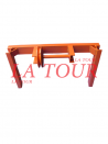 POULIE BETONNIERE EN BAS FORME (U) ORANGE