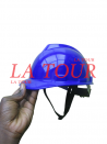 CASQUE DE CHANTIER EN PLASTIQUE BLEU