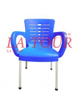 CHAISE PLASTIQUE PIED...