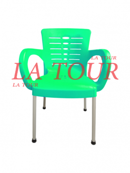 CHAISE PLASTIQUE PIED...