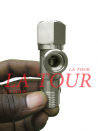 ROBINET EQUERRE DOUCHE 15/21 1/4 TOUR TETE CARREE (SUS304) POWER ROYL
